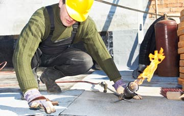 Cowstrandburn flat roof construction
